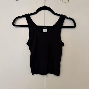 Black‎ Ribbed Sunday Best Tank Top